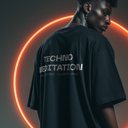 Techno Meditation – Temporal Loop – Heavy, Oversize, Unisex Tişört