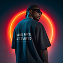 Bass Face Activated – Temporal Loop – Heavy, Oversize, Unisex Tişört