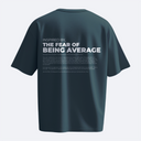 Inspired by the Fear of Being Average - Heavy, Oversize, Unisex T-shirt