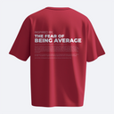 Inspired by the Fear of Being Average - Heavy, Oversize, Unisex T-shirt