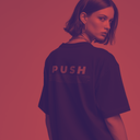 Push - Heavy, Oversize, Unisex T-shirt