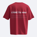 Your Anxiety Is Lying To You - Heavy, Oversize, Unisex T-shirt