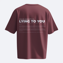 Your Anxiety Is Lying To You - Heavy, Oversize, Unisex T-shirt