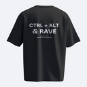 CTRL + ALT & RAVE – Temporal Loop – Heavy, Oversize, Unisex Tişört