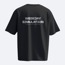 Weekday Simulation – Temporal Loop – Heavy, Oversize, Unisex Tişört