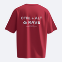 CTRL + ALT & RAVE – Temporal Loop – Heavy, Oversize, Unisex Tişört
