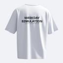 Weekday Simulation – Temporal Loop – Heavy, Oversize, Unisex Tişört