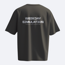 Weekday Simulation – Temporal Loop – Heavy, Oversize, Unisex Tişört