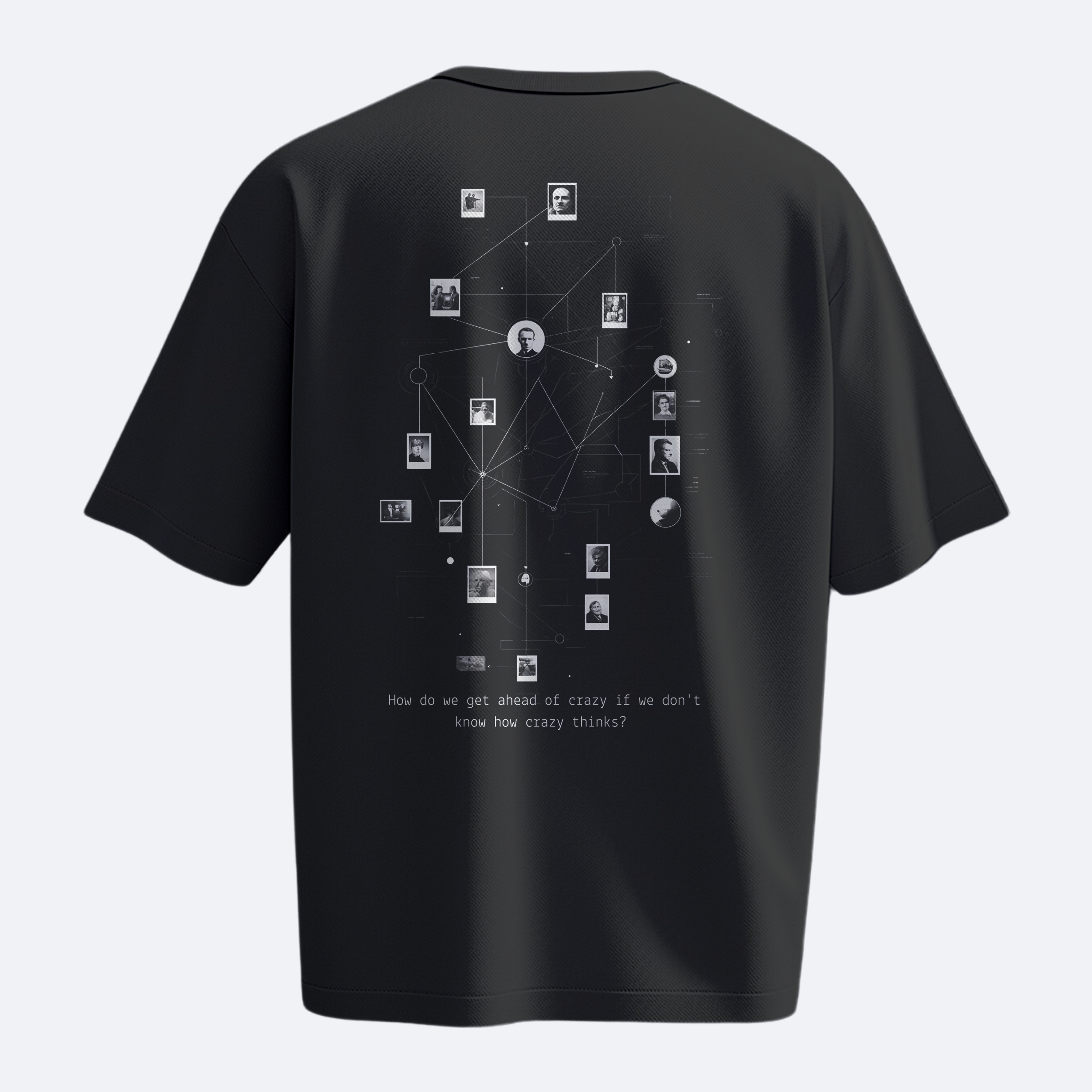 Mindhunter - Criminal Minds Network: Heavy, Oversize, Unisex Tişört