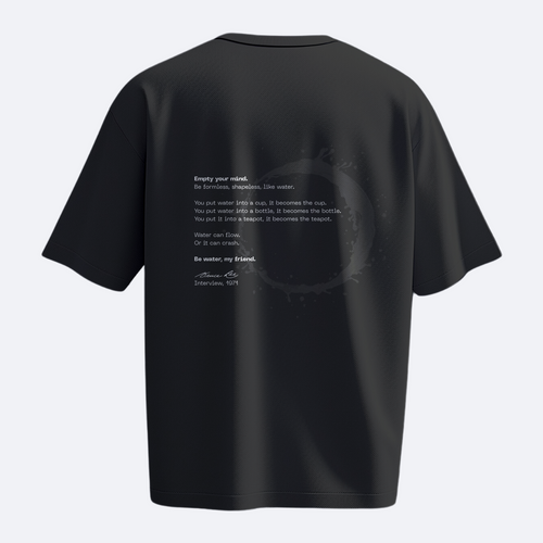 Be Water – Heavy, Oversize, Unisex T-shirt