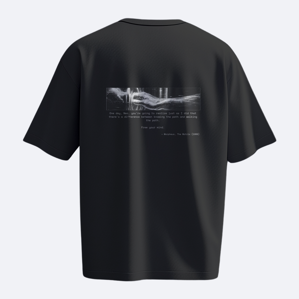 The One Who Knocks Reality - Matrix - Heavy, Oversize, Unisex Tişört