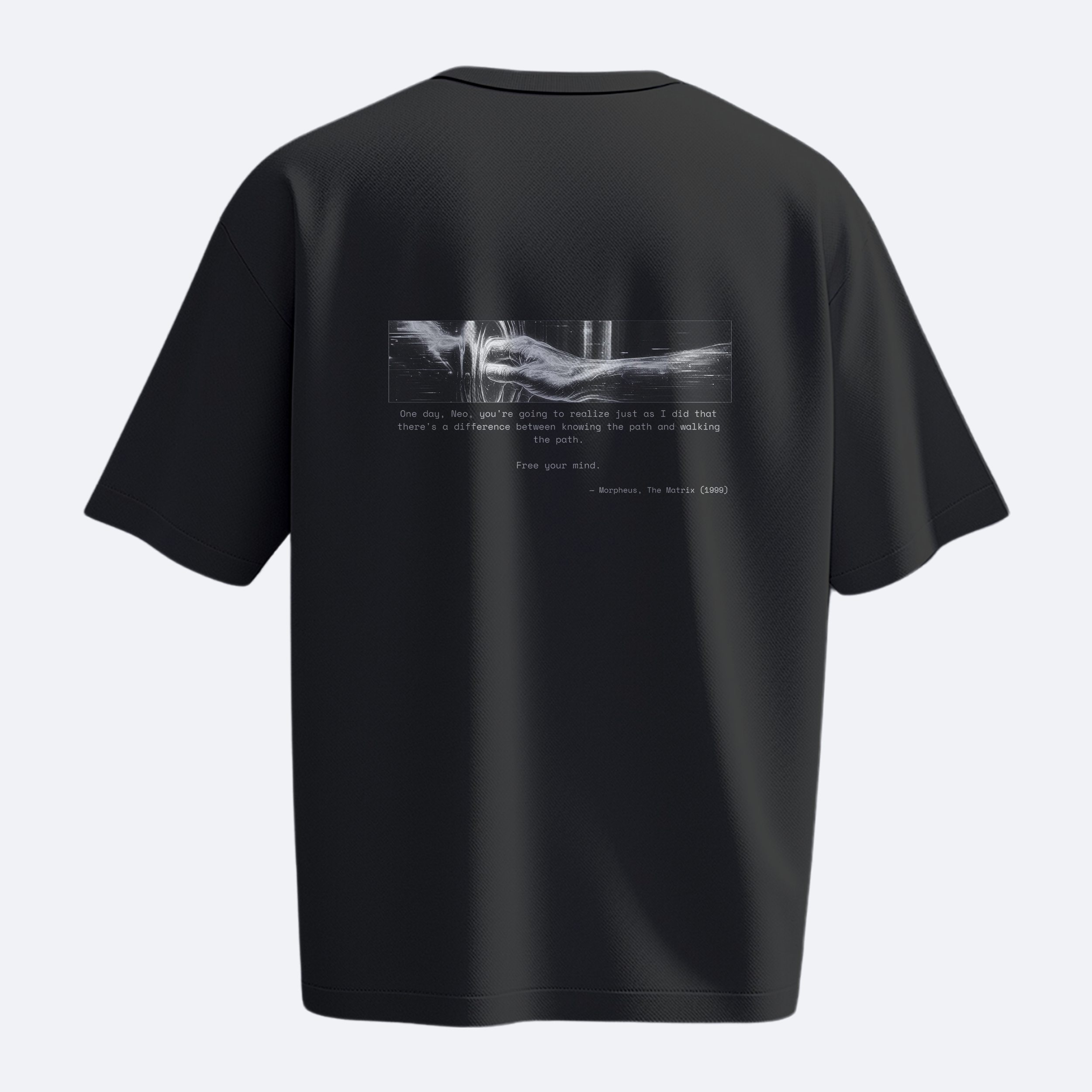 The One Who Knocks Reality - Matrix - Heavy, Oversize, Unisex Tişört