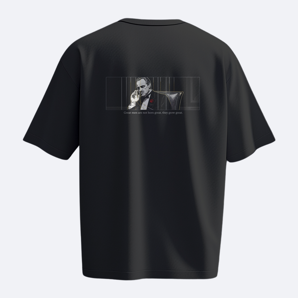 Grow Great - The Godfather - Heavy, Oversize, Unisex Tişört
