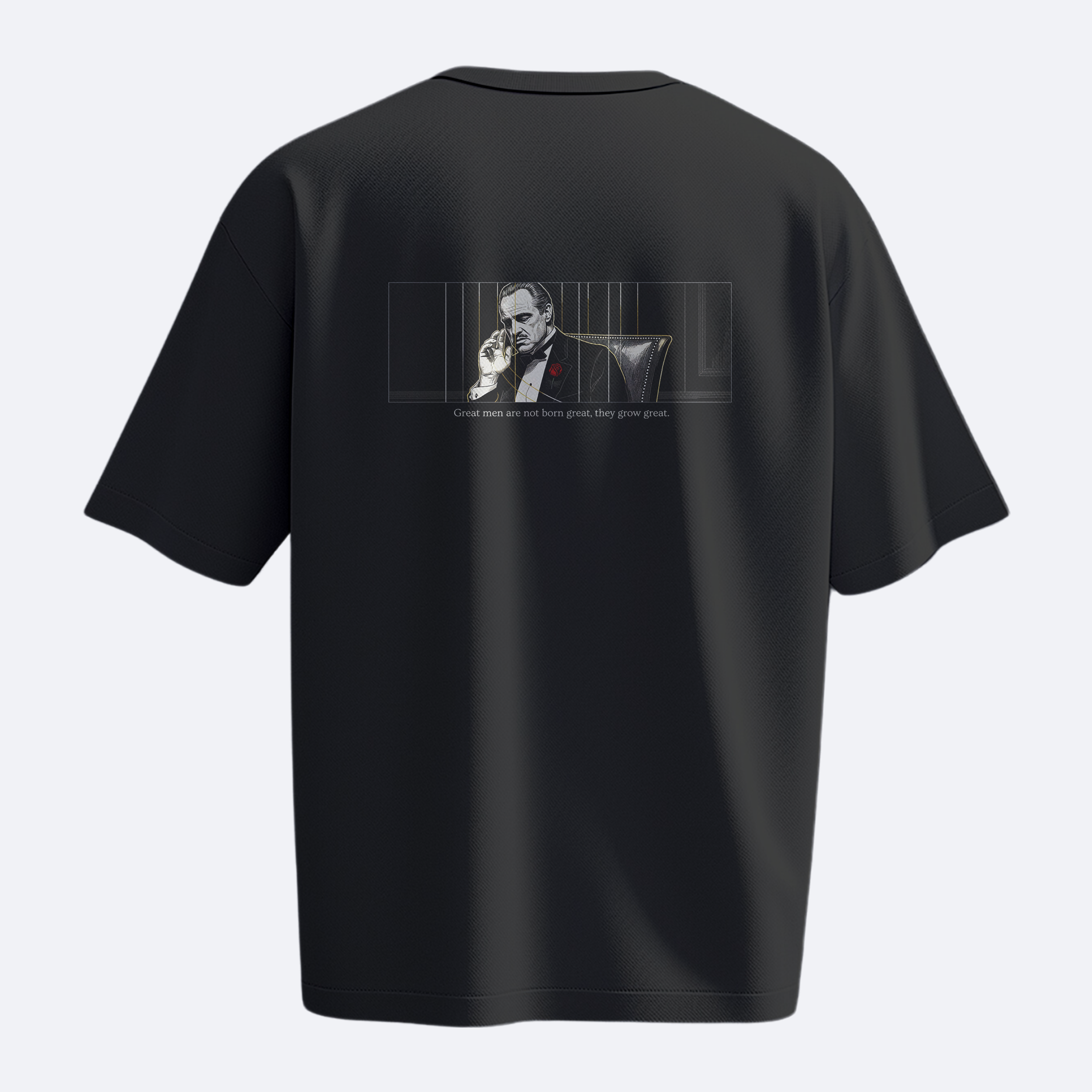 Grow Great - The Godfather - Heavy, Oversize, Unisex Tişört