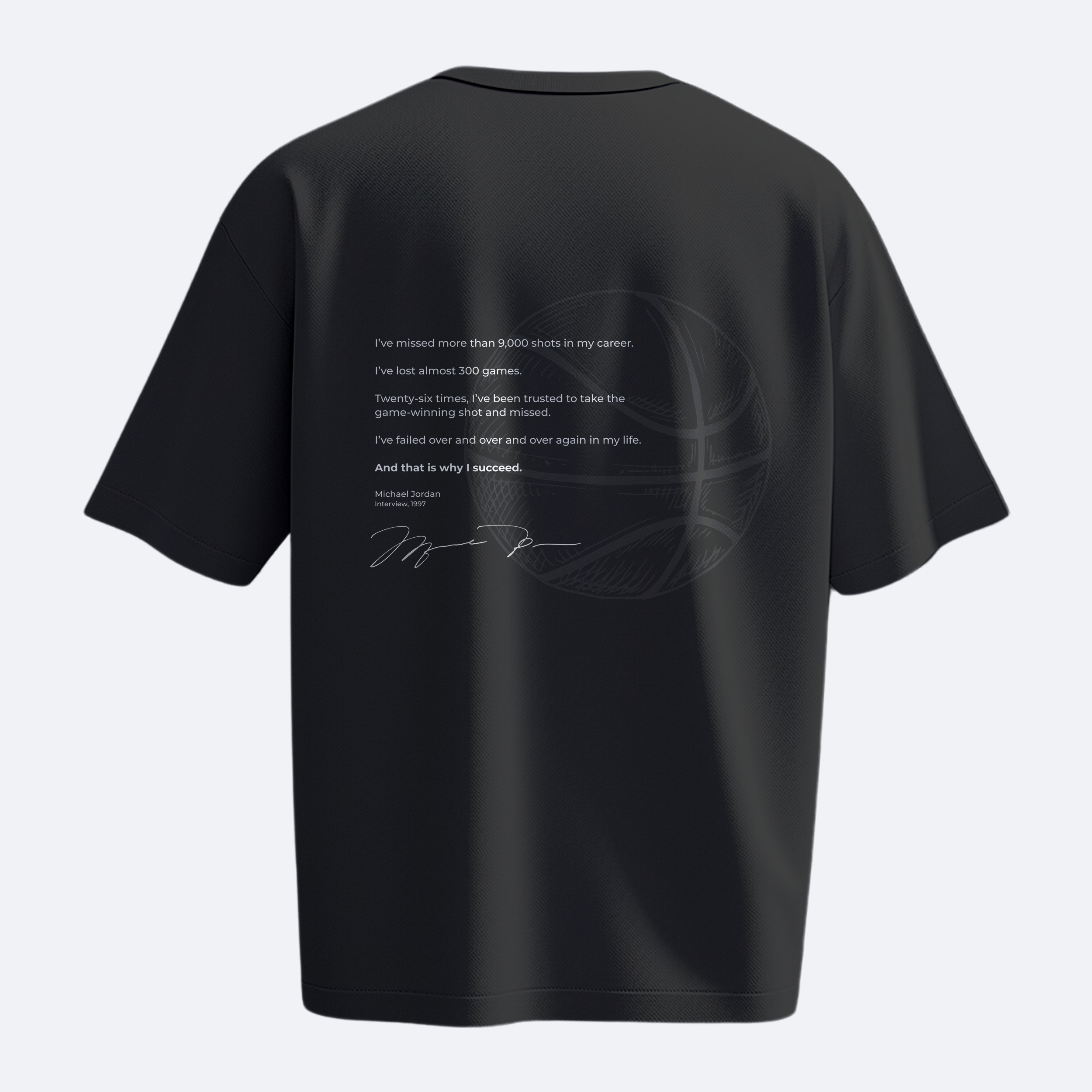 And That Is Why I Succeed – Heavy, Oversize, Unisex T-shirt