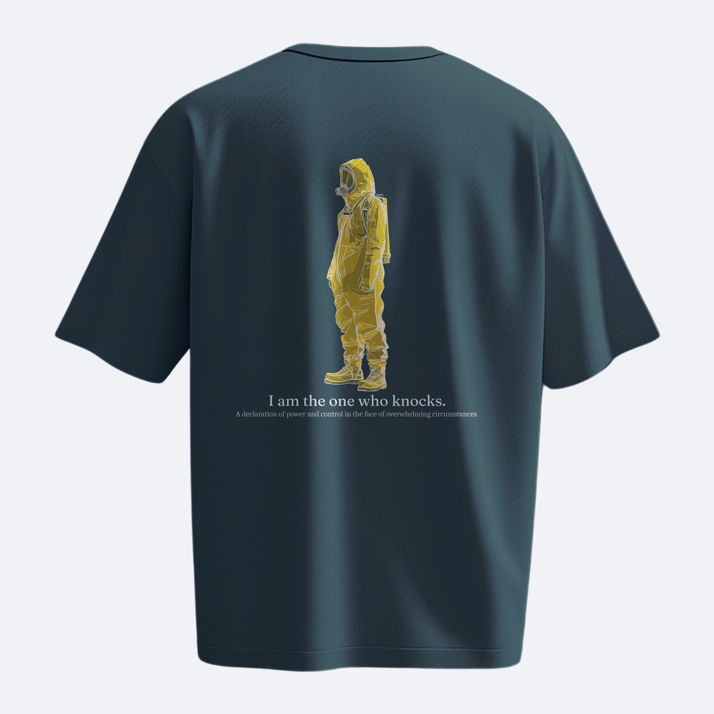 Breaking Bad - The One Who Knocks: Heavy, Oversize, Unisex Tişört