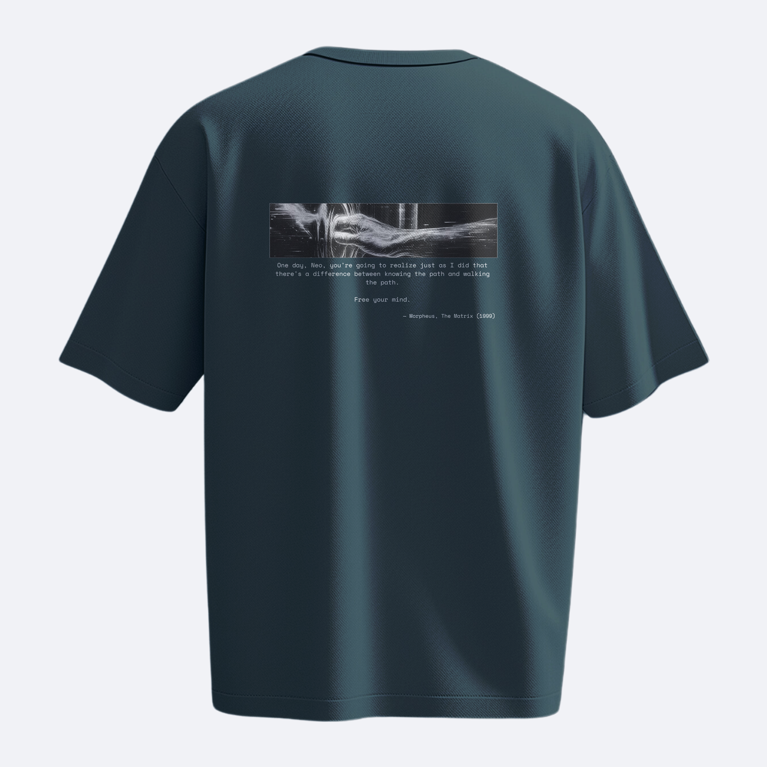 The One Who Knocks Reality - Matrix - Heavy, Oversize, Unisex Tişört