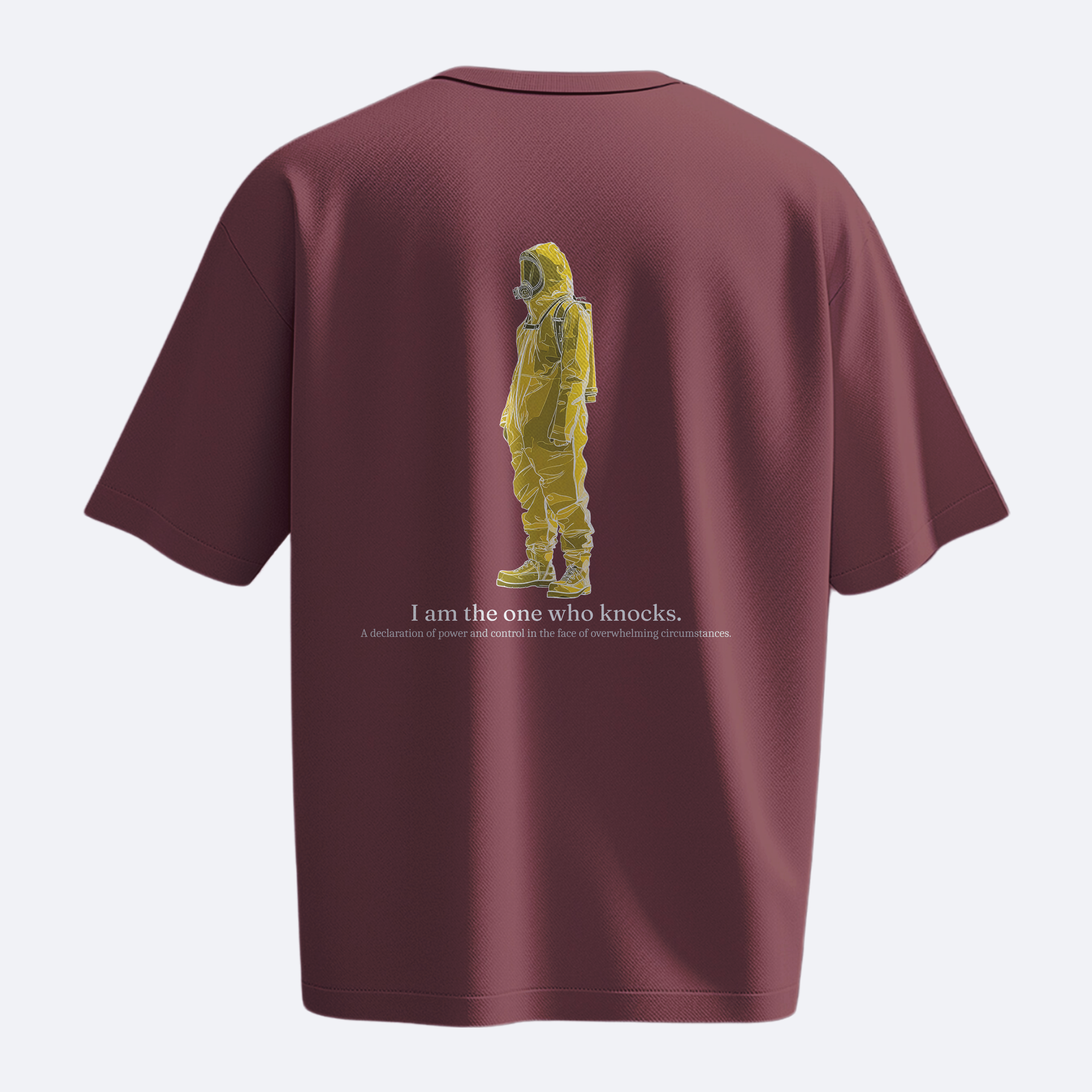 Breaking Bad - The One Who Knocks: Heavy, Oversize, Unisex Tişört