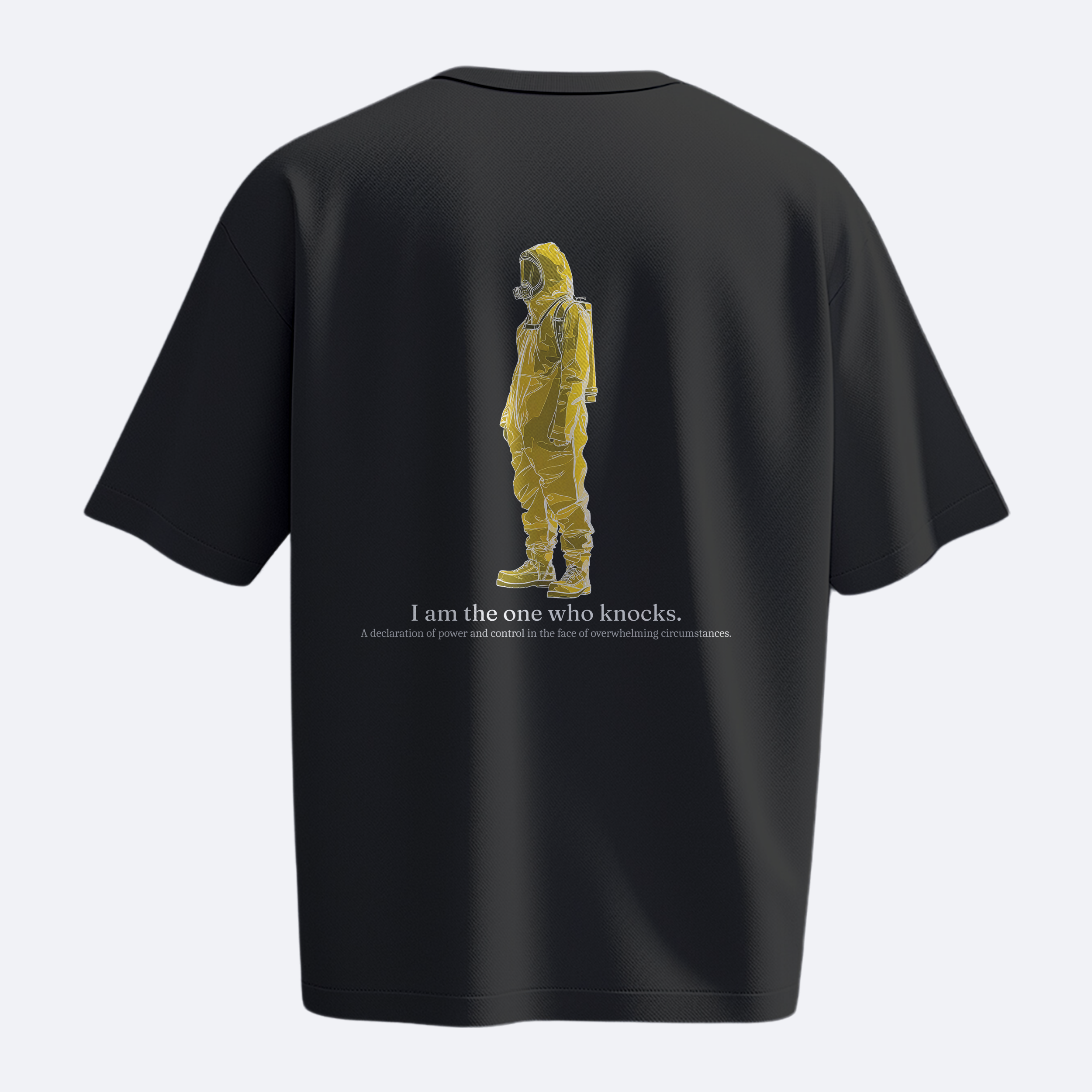 Breaking Bad - The One Who Knocks: Heavy, Oversize, Unisex Tişört