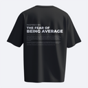 Inspired by the Fear of Being Average - Heavy, Oversize, Unisex T-shirt