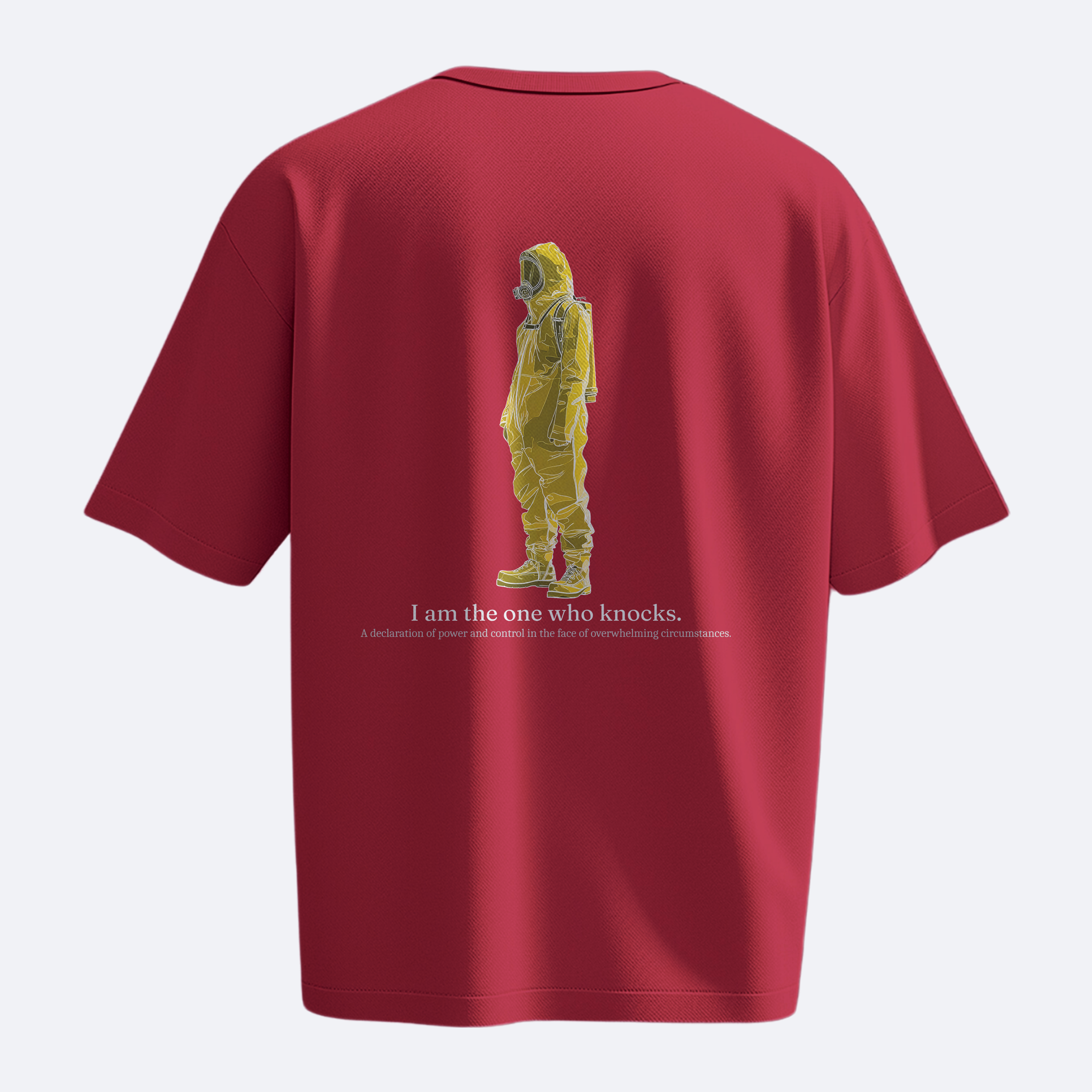 Breaking Bad - The One Who Knocks: Heavy, Oversize, Unisex Tişört