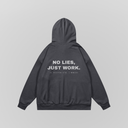 No Lies - Charcoal & Oversize Hoodie