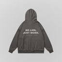 No Lies - Stone Gray & Oversize Hoodie