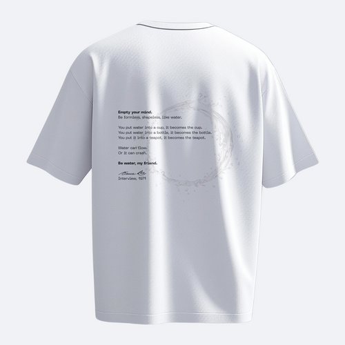 Be Water – Heavy, Oversize, Unisex T-shirt