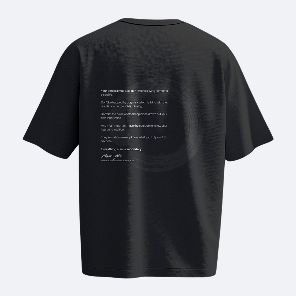 Everything Else Is Secondary – Heavy, Oversize, Unisex T-shirt