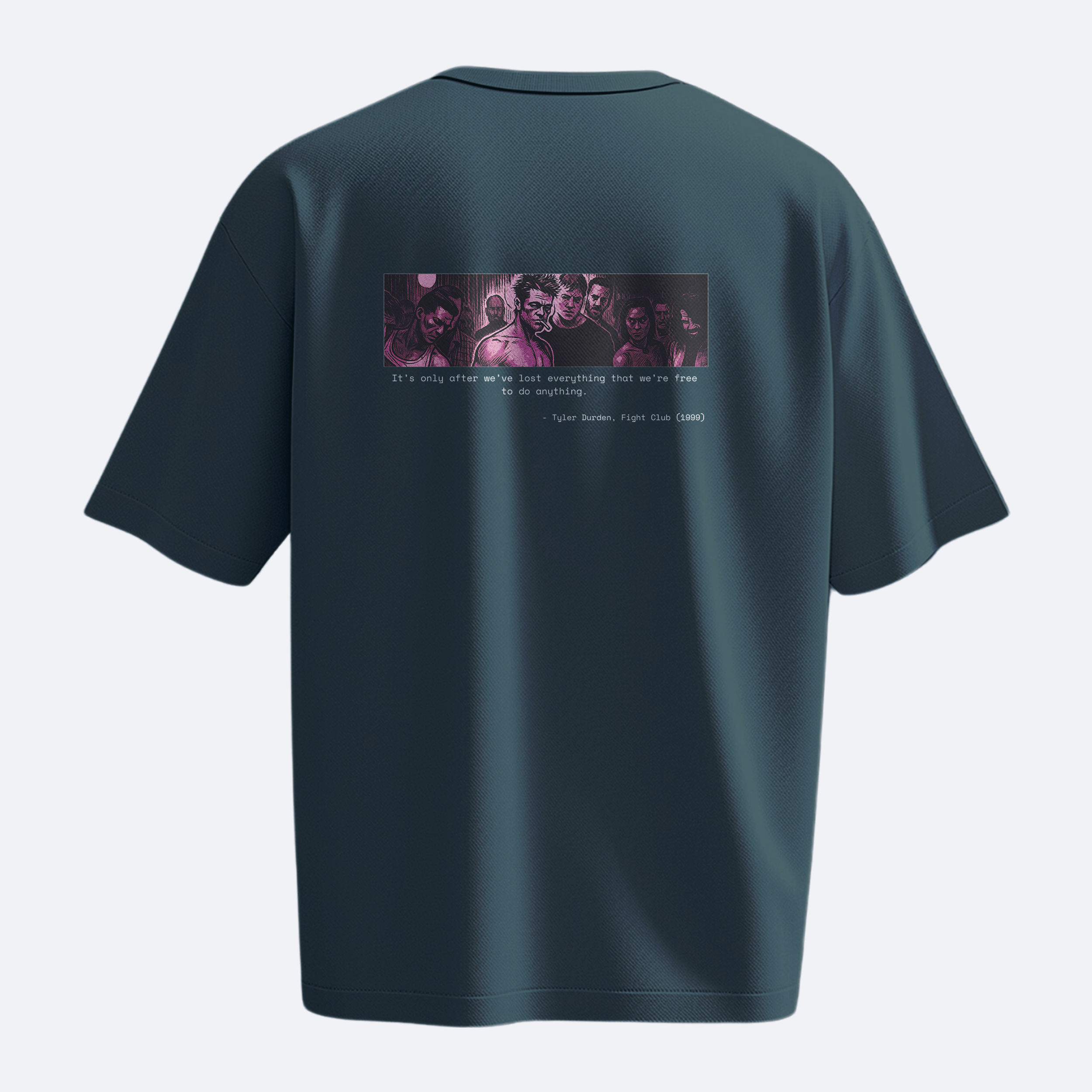 Lost Everything - Fight Club - Heavy, Oversize, Unisex Tişört