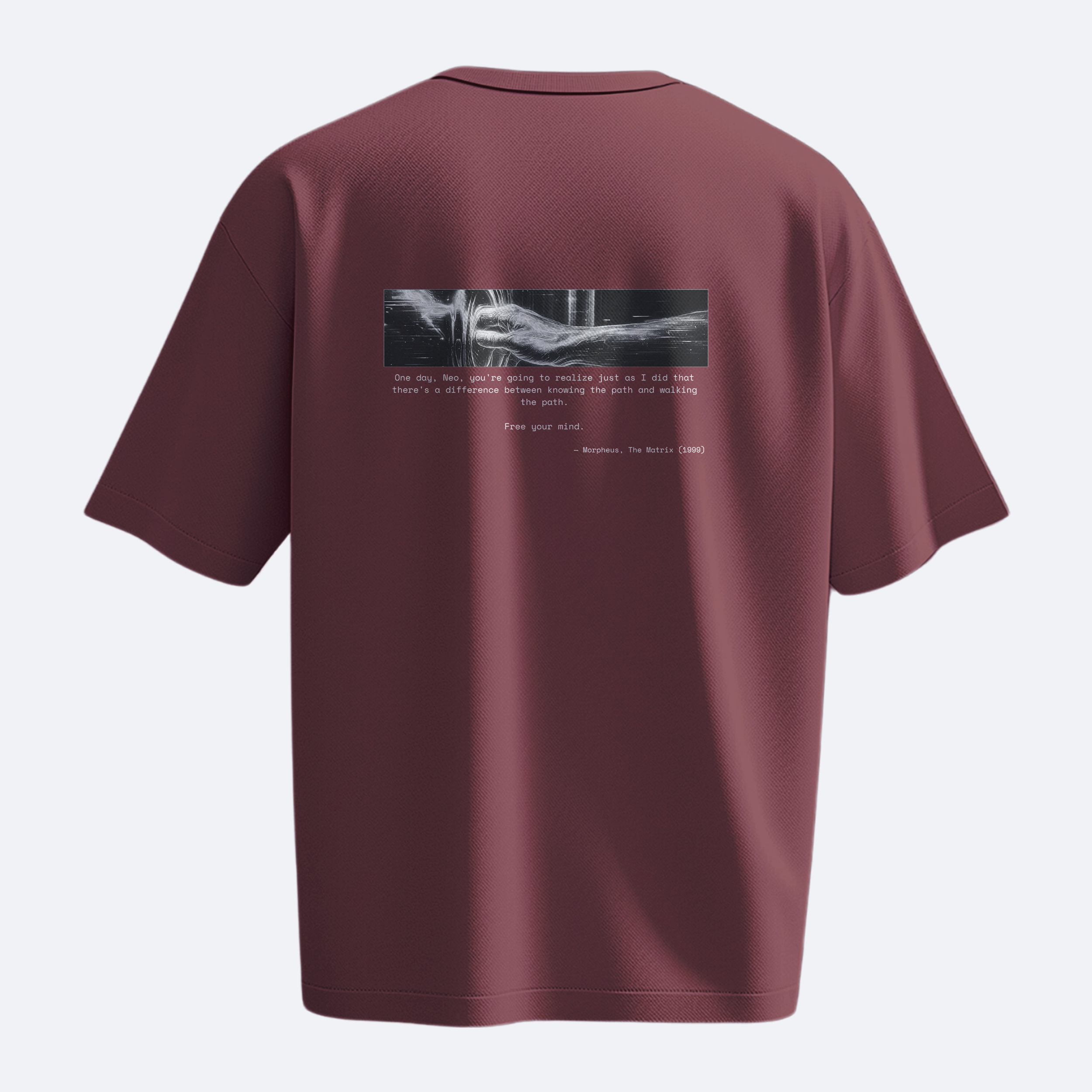 The One Who Knocks Reality - Matrix - Heavy, Oversize, Unisex Tişört