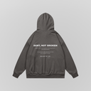 Not Broken - Stone Gray & Oversize Hoodie