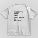 I'm Not - White & Oversize