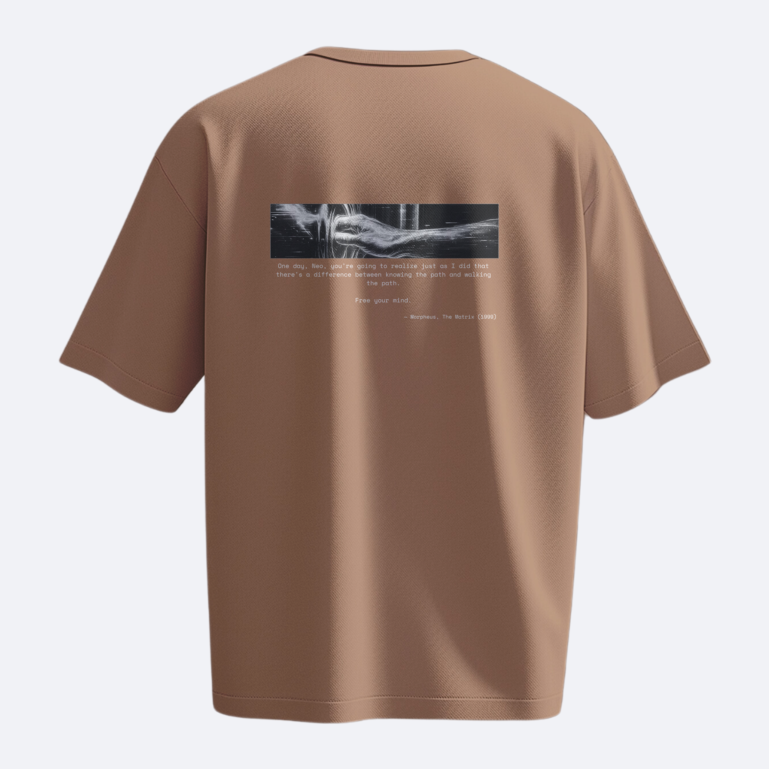 The One Who Knocks Reality - Matrix - Heavy, Oversize, Unisex Tişört